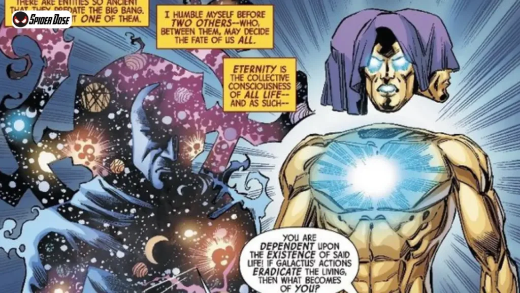 The Living Tribunal's Relationship with Other Cosmic Entities